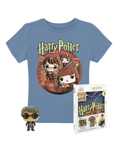 Pop & tee harry potter funko + camiseta trio talla l