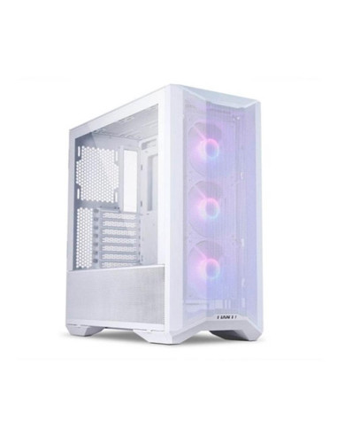 Caja ordenador gaming lian li e - atx lancool ii mesh c rgb cristal templado usb 3.0 blanco