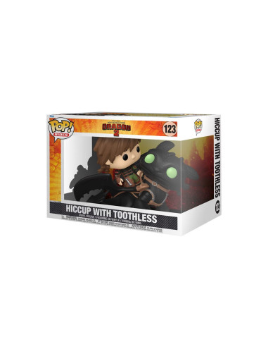 Funko pop rides deluxe: como entrenar a tu dragon hiccup con desdentado