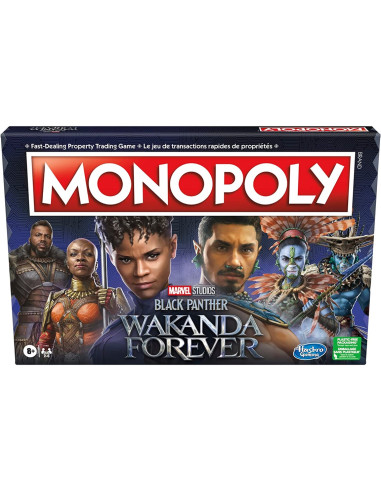 Juego de mesa monopoly black panther