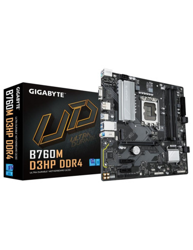 Placa base gigabyte b760m d3hp 1700 m - atx -  4x ddr4