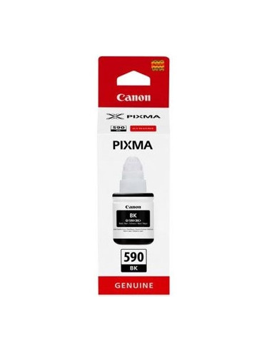 Botella tinta canon gi - 590bk negro 135ml 6000 paginas