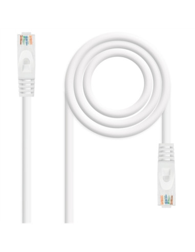 Latiguillo cable red lszh - utp cat.6a rj45 nanocable 3m blanco