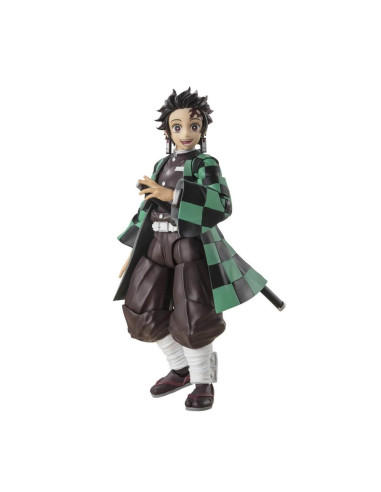 Figura tamashii nations sh figuarts demon slayer kimetsu no yaiba tanjiro kamado 14cm