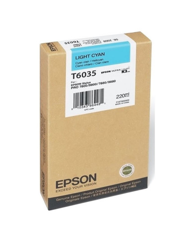 Cartucho tinta epson stylus pro 7880 - 9880 cian claro 220ml