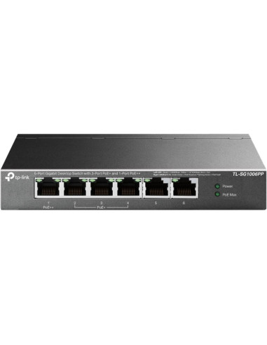 Switch tp - link tl - sg1006pp 6 puertos