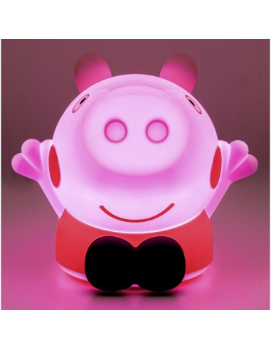 Lámpara de silicona 3d paladone peppa pig