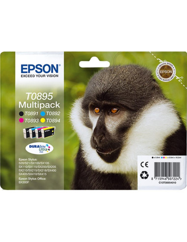 Multipack cartucho tinta epson s20 - sx105 - sx205 - 405 multicolor