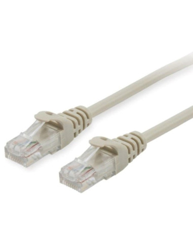 Cable de red equip latiguillo rj45 u - utp cat6a 0.5m gris