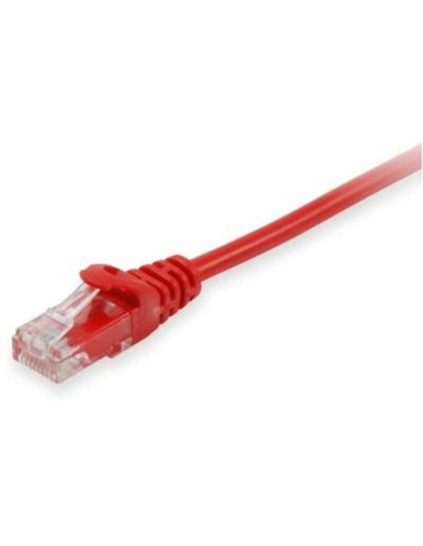 Cable de red equip latiguillo rj45 u - utp cat6a 0.5m rojo