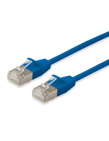 Cable de red equip latiguillo rj45 f - ftp cat6a 0.5m azul