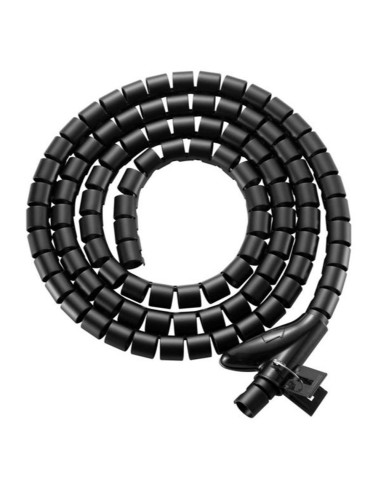 Organizador de cables de escritorio equip en espiral 1m negro