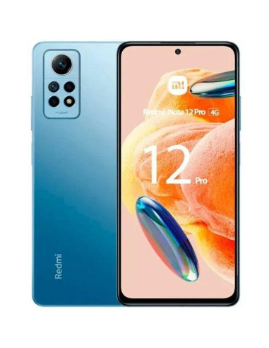 Móvil xiaomi redmi note 12 pro 128gb 6gb azul glacial