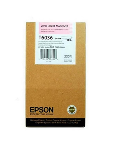 Cartucho tinta epson stylus pro 7880 - 9880 magenta claro 220ml