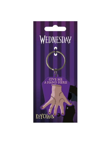 Llavero pyramid wednesday addams give me a hand