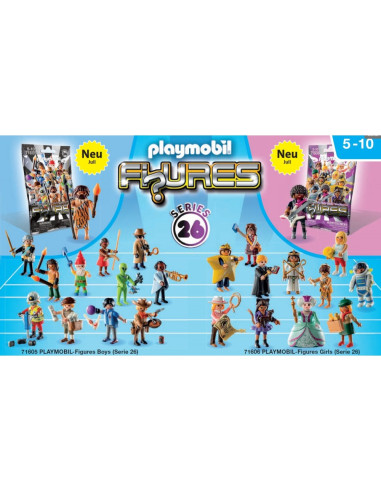 Playmobil desk display figuras niña 48 serie 26