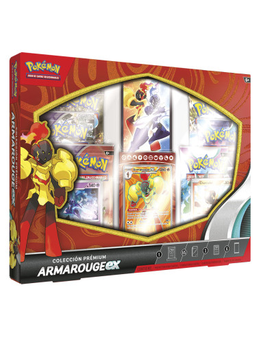 Juego de cartas pokemon tcg ex colección premium armarouge español