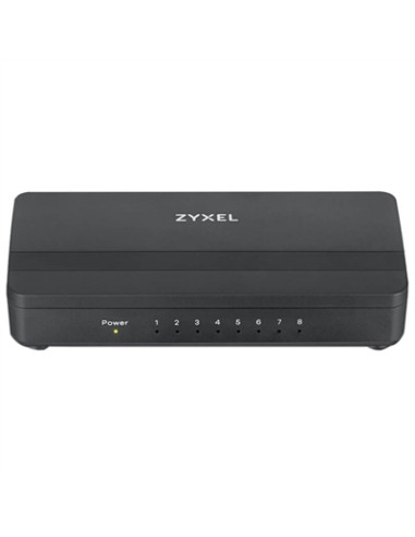 Switch 8 puertos zyxel gs - 108sv2 - eu0101f 10 - 100 - 1000mbps