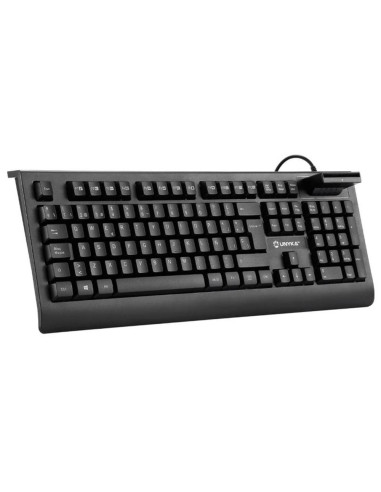 Teclado unykach kb918 usb lector dni