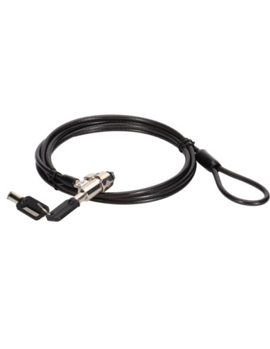 Cable seguridad para portatiles 1.8m conceptronic por llave