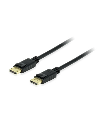 Cable displayport 8k equip 1m -  macho - macho -  negro