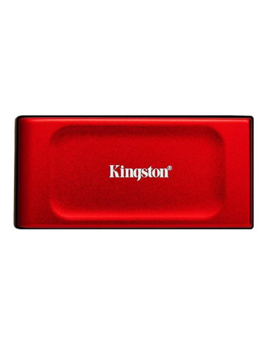 Disco duro externo solido ssd kingston xs1000 portable 1tb usb tipo c rojo