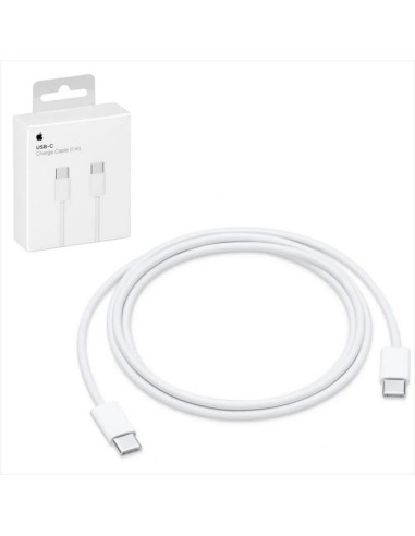 Cable original apple iphone usb tipo c a usb tipo c -  1 m - blanco