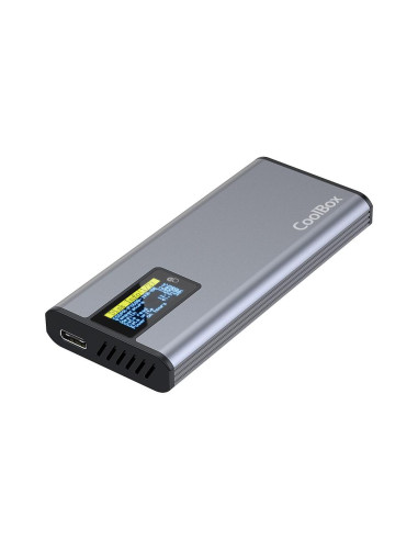 Mini carcasa disco duro ssd coolbox coo - mcm - m2f m.2 nvme y sata usb3.2 gen2