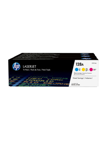 Multipack toner hp 128a cian magenta amarillo