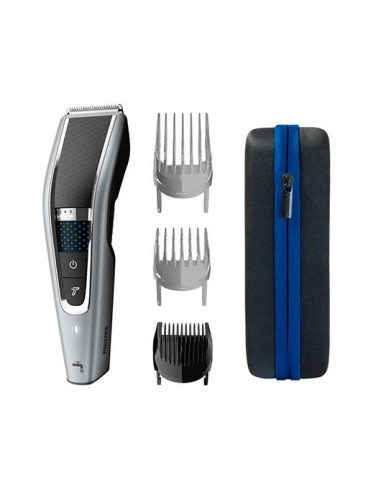 Cortapelos philips hairclipper 5000 hc5650 - 15  28 ajustes -  3 peines -  90m autonomia -  lavable -  estuche rigid