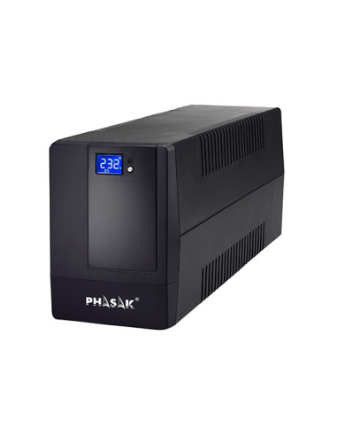 Phasak sai - ups 1000va display lcd avr 2xschuko ph 9410