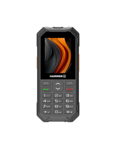 Telefono movil rugerizado hammer 6 2.4pulgadas - 4g - negro