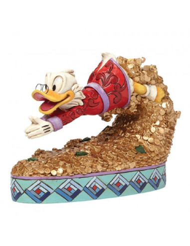 Figura enesco disney clasicos tio gilito nadando en dinero