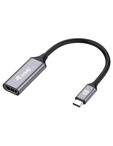 Cable usb tipo c a hdmi equip 2.0 4k macho - hembra 0.15m