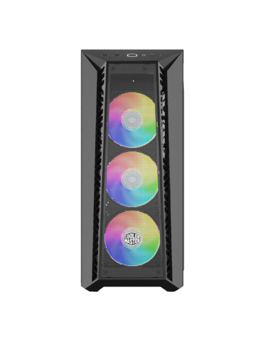 Caja ordenador gaming atx coolermaster mb520 negra cristal templado -  3 x 120mm argb