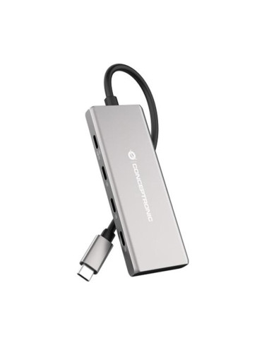 Hub usb tipo c conceptronic hubbies17g 7 puertos