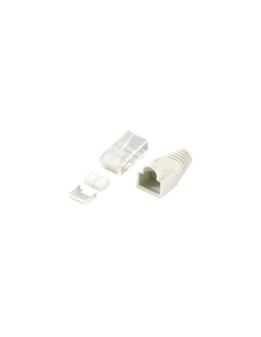 Kit 100 uds conectores rj45 equip categoria 6 utp