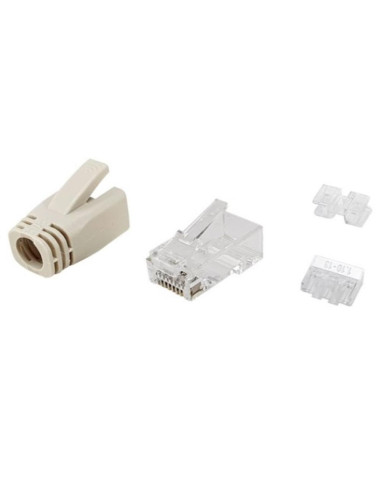 Kit 100 uds conectores rj45 equip categoria 6a utp