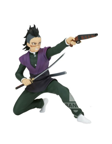 Figura banpresto demon slayer kimetsu no yaiba vibration stars genya shinazugawa 12cm