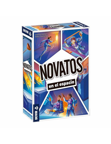 Juego de mesa novatos en el espacio