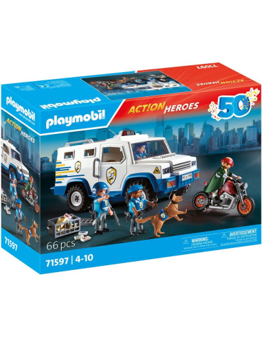 Playmobil transporte dinero policia