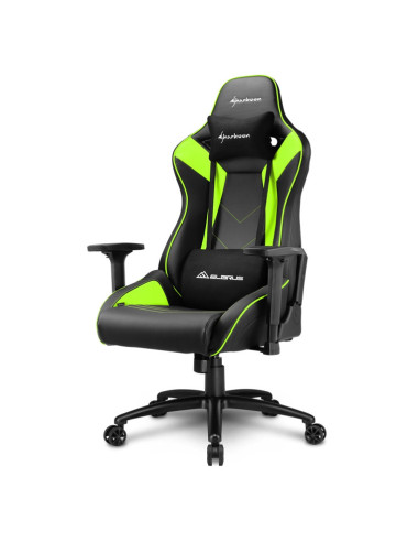 Silla gaming sharkoon elbrus 3 negro verde 160g