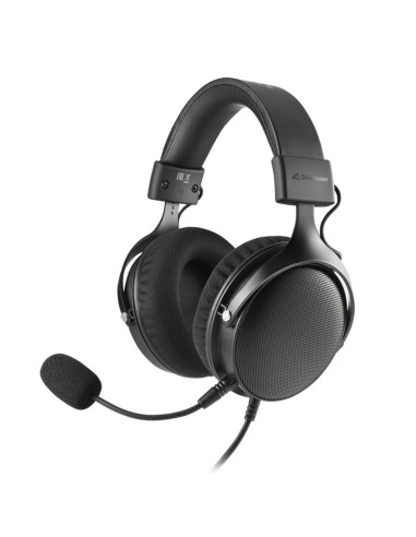 Auriculares gaming sharkoon b2 negro microfono alambrico