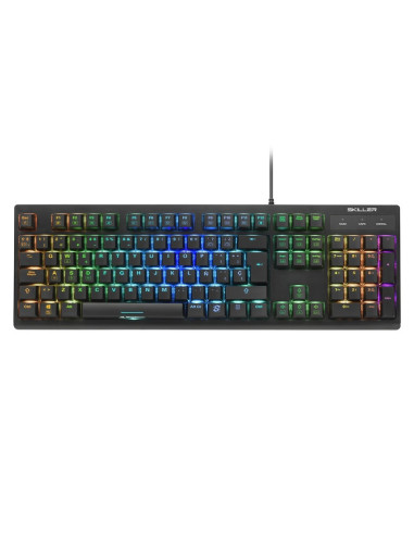 Teclado gaming sharkoon shark skiller sgk30 blue portugues