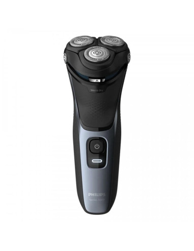 Afeitadora philips shaver 3000 s3133 - 51 negro - 27 cuchillas - cabezales 5d - patillero - wet