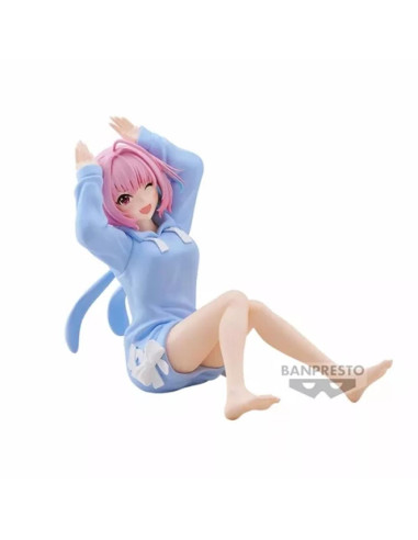 Figura banpresto the idolmaster cinderella girls relax time riamu yumeni 10cm