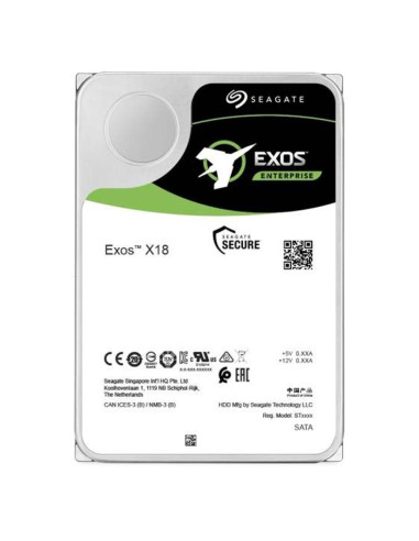 Disco duro interno hdd seagate exos x18 18tb sas 12gb - s