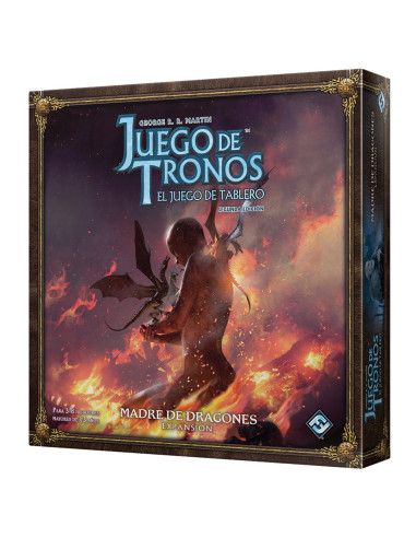 Juego de mesa asmodee juego de tronos: el juego de tablero madre de dragones expansion pegi 14