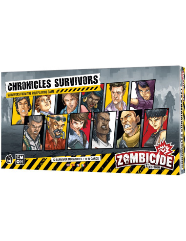 Juego de mesa zombicide 2e chronicles survivor set pegi 14