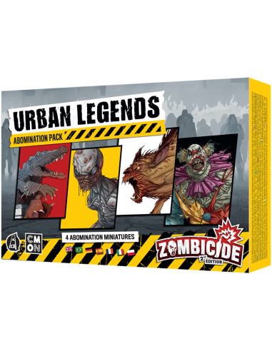 Juego de mesa zombicide 2e urban legends pegi 14